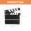 20Pcs Diy Resin Clapper Board Phone Case Decor Ornaments 2