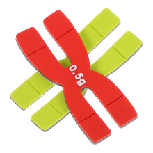2Pcs Silicone Weighted Pad For Tennis Racket H Shaped 0.5G