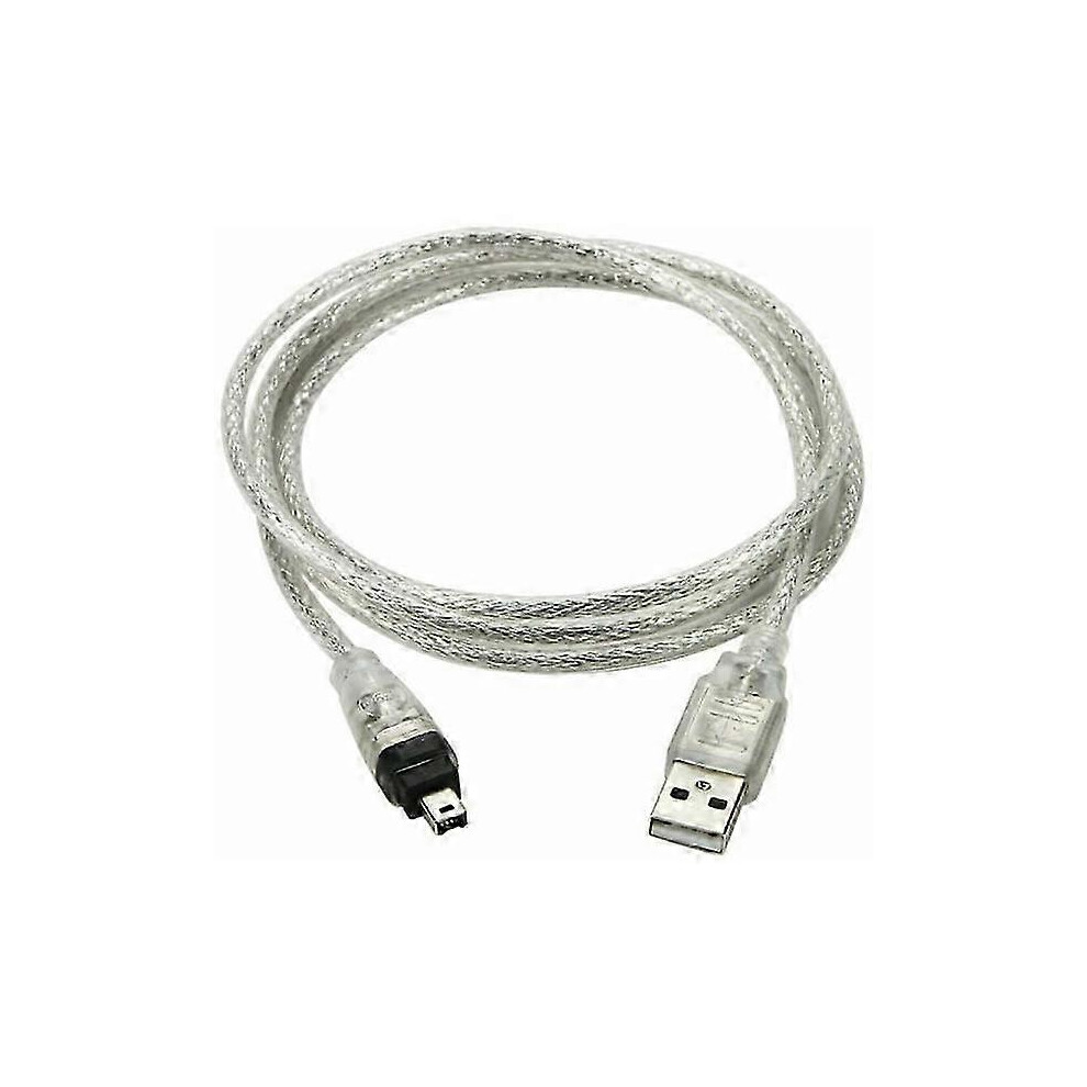 iLink USB male to 4-pin IEEE 1394 male Firewire adapter cable for Sony DCR-TRV75E DV