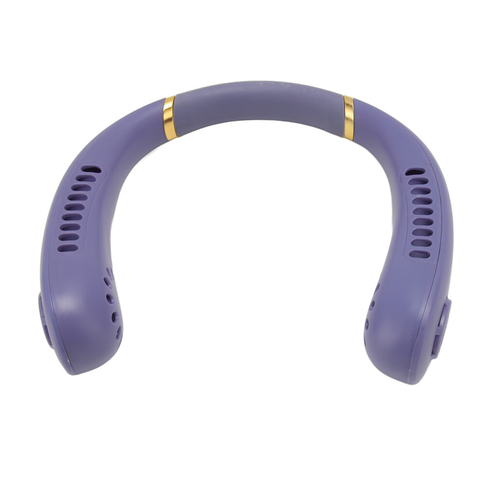 Silicone Wearable Neck Fan 1800mAh, Noiseless Portable Cooling