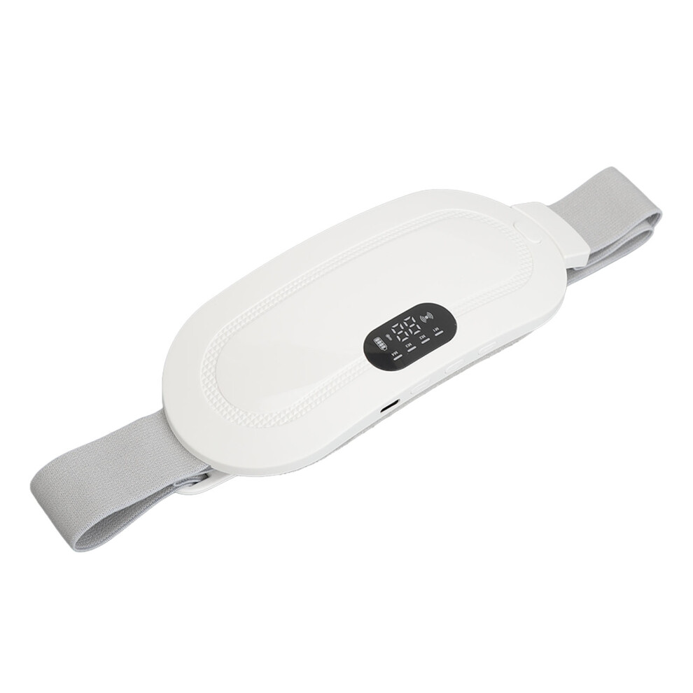 White Electric Heated Waist Belt For Women, 500Mah Lithium Battery,