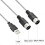 USB MIDI cable adapter, USB type A male to 5-pin DIN MIDI input/output with LED indicator 2