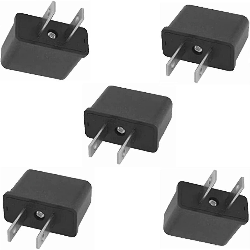 5x Adapter Converter French to US European Plug to American Plug