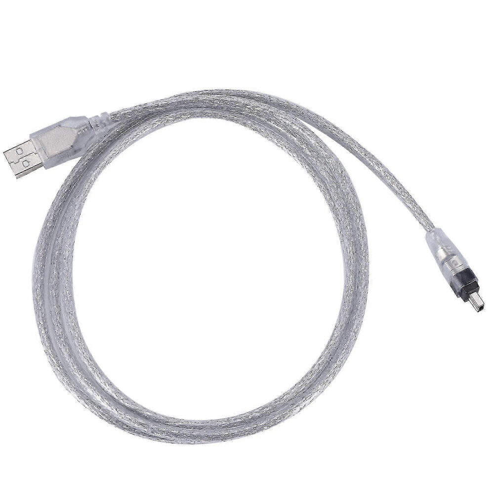1.5m USB to IEEE 1394 4-pin Firewire DV adapter cable for PC camera