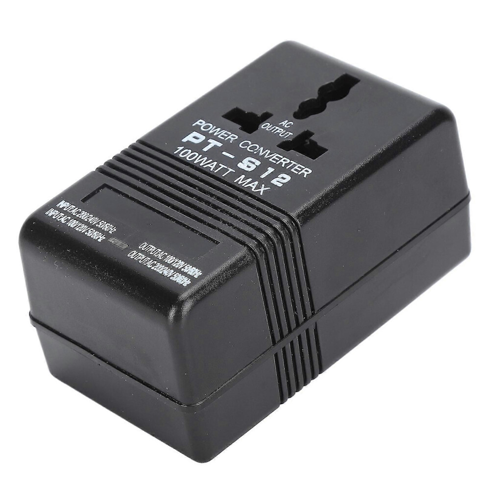 AC 100V-120V to 220V-240V Voltage Converter, 100W Step-Up Transformer