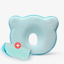 Baby Head Shaping Pillow, 3D Memory Foam Infant Pillow, Newborn Pillow
