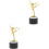 2 Unidades Troféu De Com De Bailarina 5