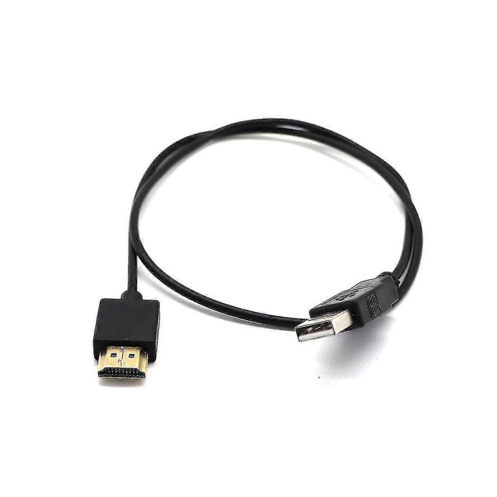 HDMI 1.4 male to USB 2.0 adapter, charging cable