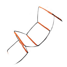 Federstahl Agility Leiter 6 Sprossen | Geschwindigkeit, Koordination & Kindertraining