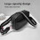 Large Capacity PU Leather Messenger Shoulder Bag Black, One Shoulder 6