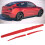 Tesla Model 3 Y Door Panel Moulding Soft Suede Dash Wrap Red for 6