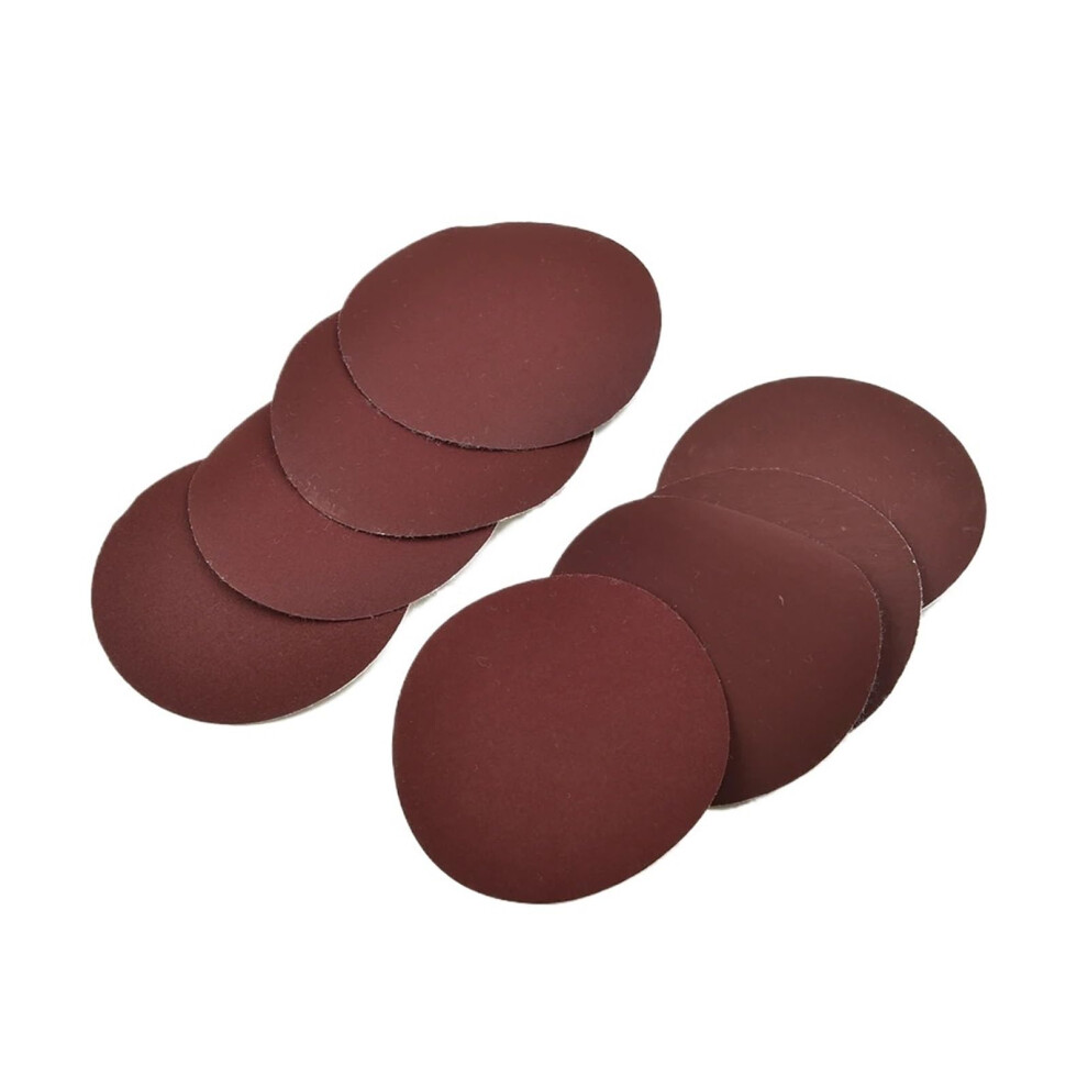 Sanding Sheets 40 Pieces Set 75Mm-80Mm Flocking Sandpaper Abrasive Disc Pad For Polishing Grit 9354506085162