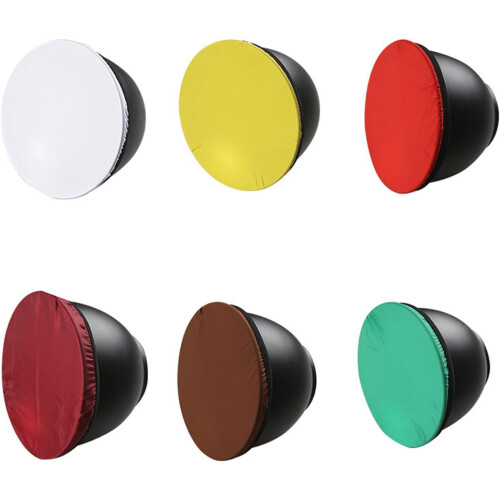 Diffuser Sock 18Cm/7Inch Soft Cloth Diffuser Covers For Ring Light Photography Red 1