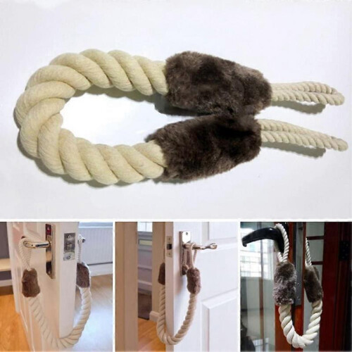 Anti -hybrid doors handle handle hand bridge anti -paste pet tooth protective sleeve decorative door 1