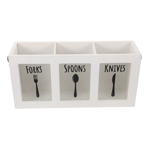 Fork And Spoon Holder Holzorganizer Mit 3 Fächern