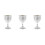 3 Stk. Hochwertiges Weinglas Retro- , Cocktailglas 4