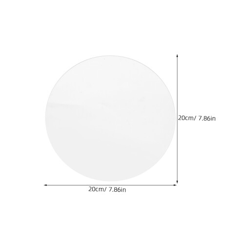 Round Cake Board Riutilizzabile In Acrilico Trasparente Per Torte 1