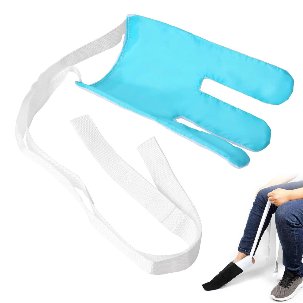 Light/Blue Sock Aid Kit Sock Aids For Putting On And Off Elderly Senior Disabled Diabetics