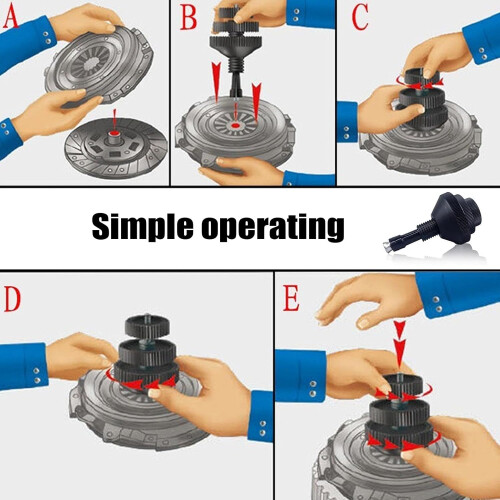 Auto Clutch Plate Correction Tool, Clutch Alignment Center Kit, High Flexibility Calibration Device For Auto Trans 2