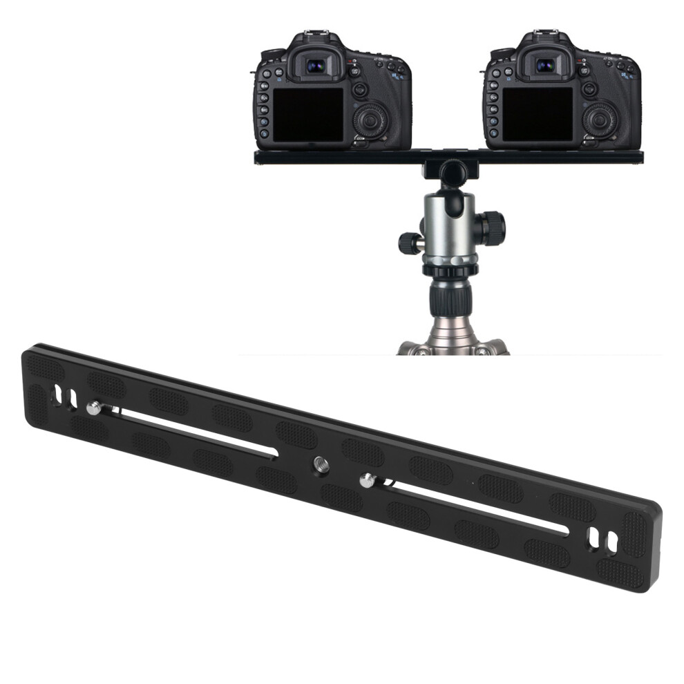 30Cm Aluminum Dslr Quick Release Plate For Arca Mount With Screw Holes 9341351781189