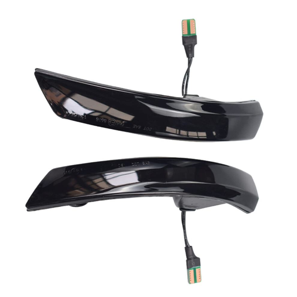 Dynamic Turn Signal Side Mirror Sequential Indicator Blinker For Focus 2 3 Mk2 Mk3 Mondeo Mk4 Eu Light/Black/Yellow 9354506085599