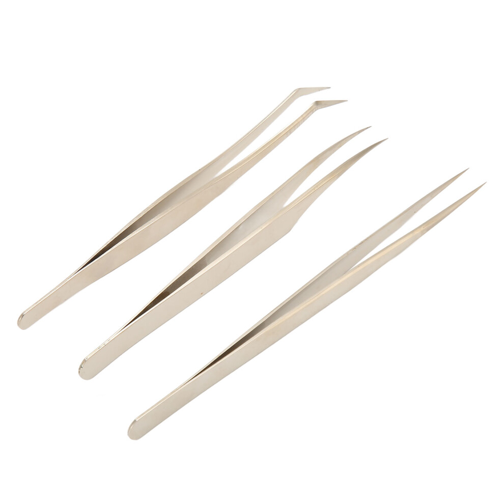 High Hardness Fine Tip Lash Tweezers Stainless Steel Precise Extension Tool