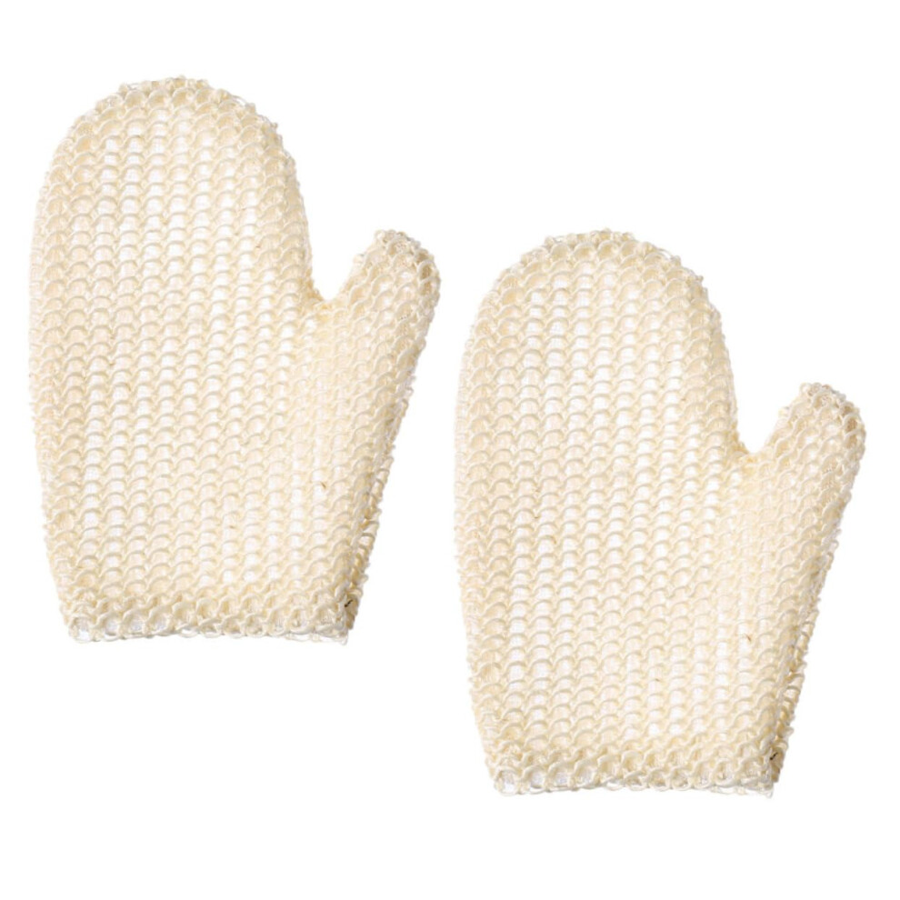 Exfoliating Gloves Medium Size For Shower Bath Scrubber Massaging Gloves For Women