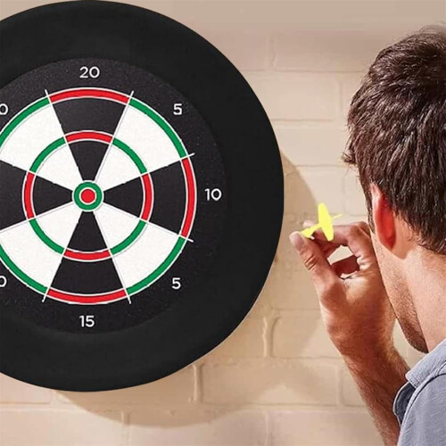 Dart Board Surround Ring Durable Lightweight Wall Protection Compatible With Dartboards Multifunctional Splicing Backing 2
