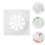 4Pcs Plastic Bird Incubator Covers Shape for Garden Use 11
