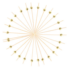 100 Unidades Con Bola Decorativa Para Y Aperitivos