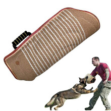 Dog Bite Sleeve Training Protection Heavy Duty Jute For Puppies Pit Bull German Shepherd Mastiff Biting Tug Toy
