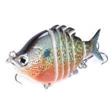High Strengths Slow Sinking Baits Fishing Accessory With Flexible Tail And Double Hook For Swimming Action Lures