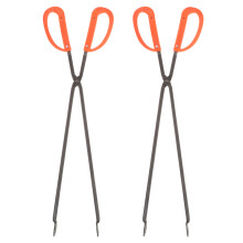 2Stk. Kaminzange, Müllgreifer Aus Metall Für Outdoor