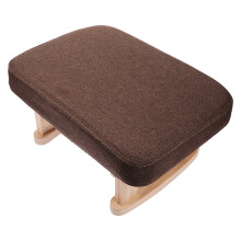 Wooden Bank 15 Inch Lichtbruin Rechthoekige Zitting Stabiele