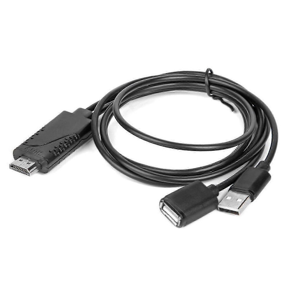 3-in-1 USB Female to HDMI 1080P HDTV Charging Adapter for iOS and Android FT