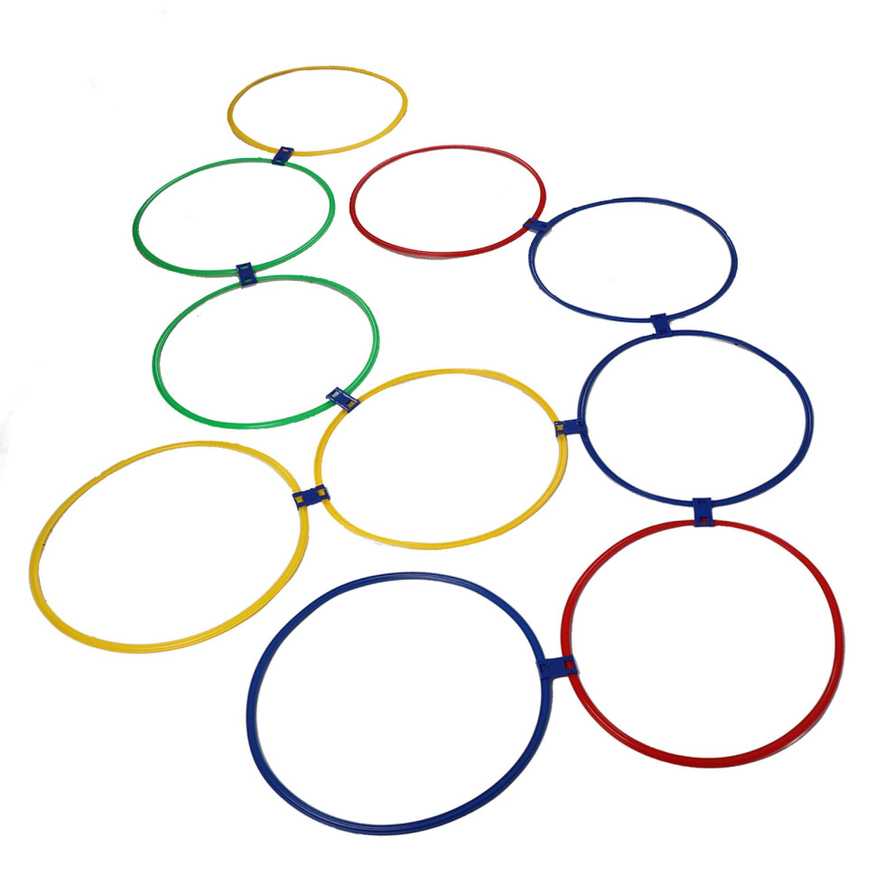 Flexible 10PCS 18.5in Hoops for Kids Sensory & Fitness Fun Games