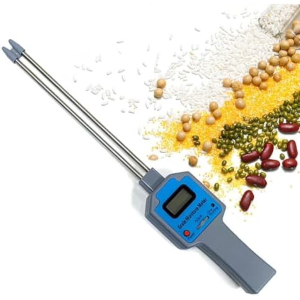 Portable Grain Moisture Meter With Probe, Accurate Humidity Tester For Rice, Beans, Peanuts, Wheat 9084446228205
