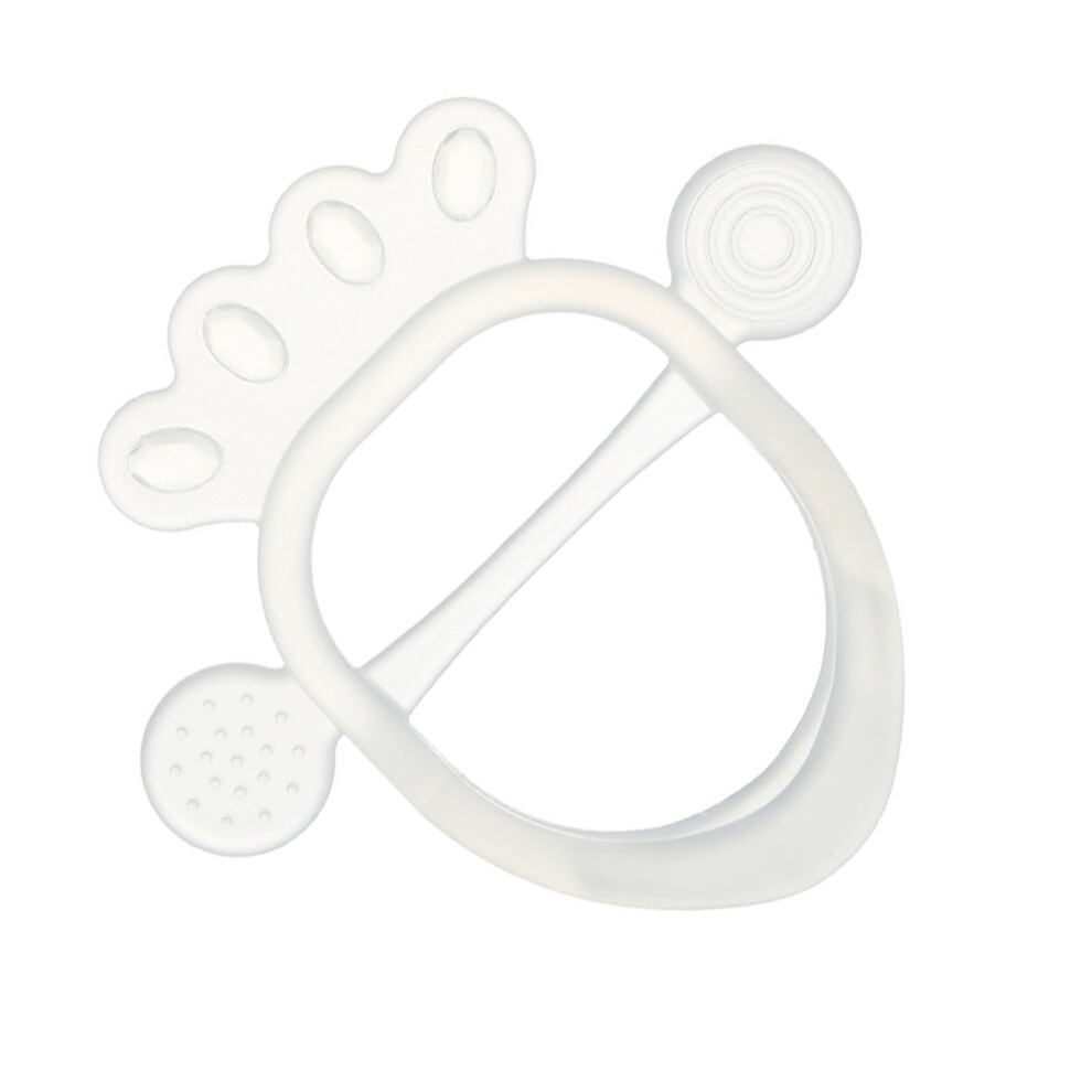 Baby Silicone Teething Mitten Chew Toy Transparent, Promotes Healthy Teeth
