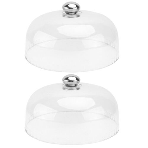 2 Pièces En Transparent Pour Gâteau Dessert