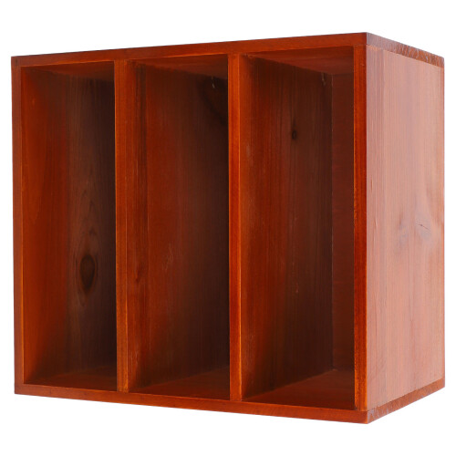 Vintage Holz Bücherregal Organizer Für Computertisch