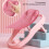 Pink Foldable Baby Bath Support, Heart Shaped, Ergonomic Plastic 5