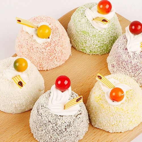 6Stk Simulation Kuchenmodell Feinkost Dessert Fotoprop 2
