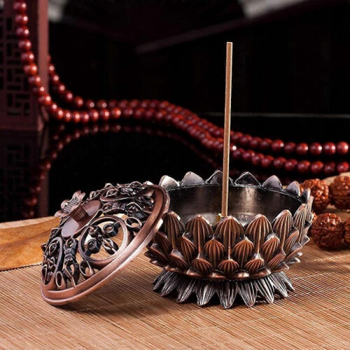 Retro Lotus Incense Holder Burner 1