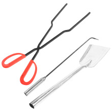 1 Set Herdschaufel Küchenheber Ascheschaufel Kaminzange Schürhaken