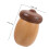 Mushroom Zahnstocherbehälter Eichhörnchenform Holz Organizer 2