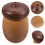 Mushroom Zahnstocherbehälter Eichhörnchenform Holz Organizer 5