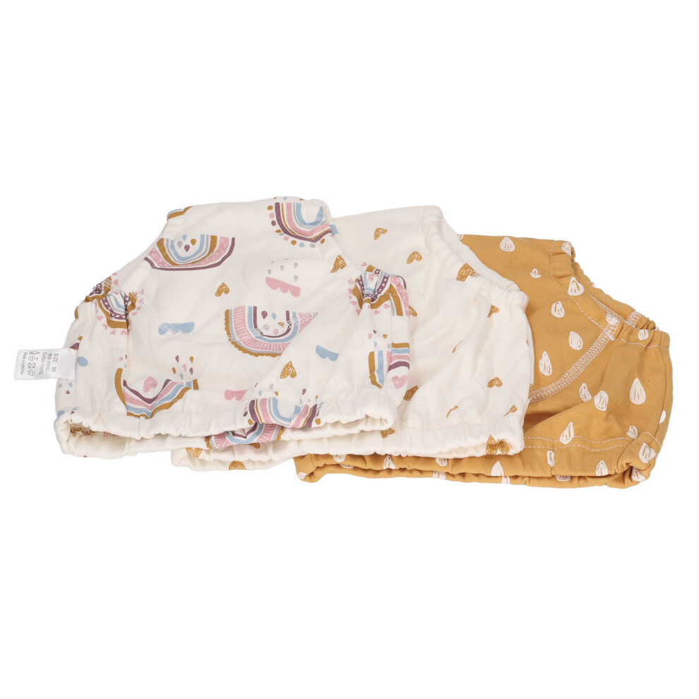 Baby Urinary Isolation Pants 3pcs Reusable 6 Layers Gauze Breathable Washable