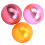 Überzogene Metall Farbe Golf Ball 1,68 in Praxis 3