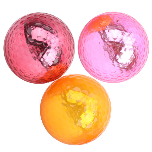Überzogene Metall Farbe Golf Ball 1,68 in Praxis 2
