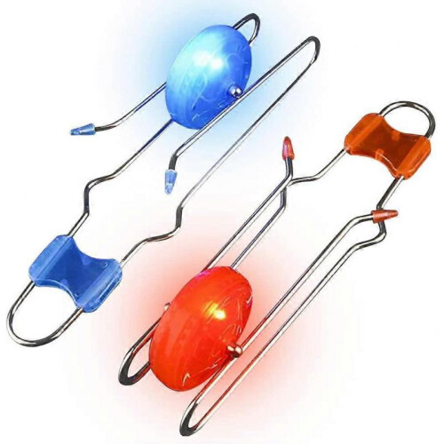 Retro Glowing Gyro Wheel Set - Includes 2 Orbit Twisters, Charming Spins and Lighting Effects Designs